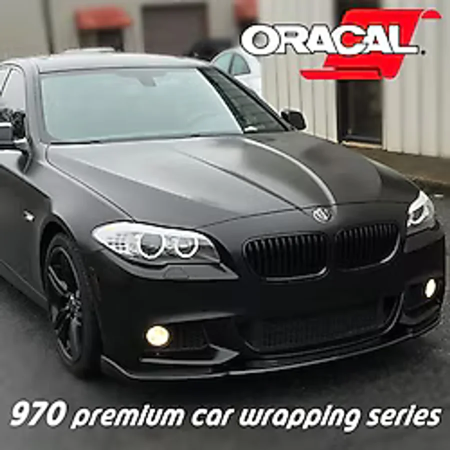 Oracal 970 Seri Hava Kanallı Mat Siyah Cast Araç Kaplama Folyosu