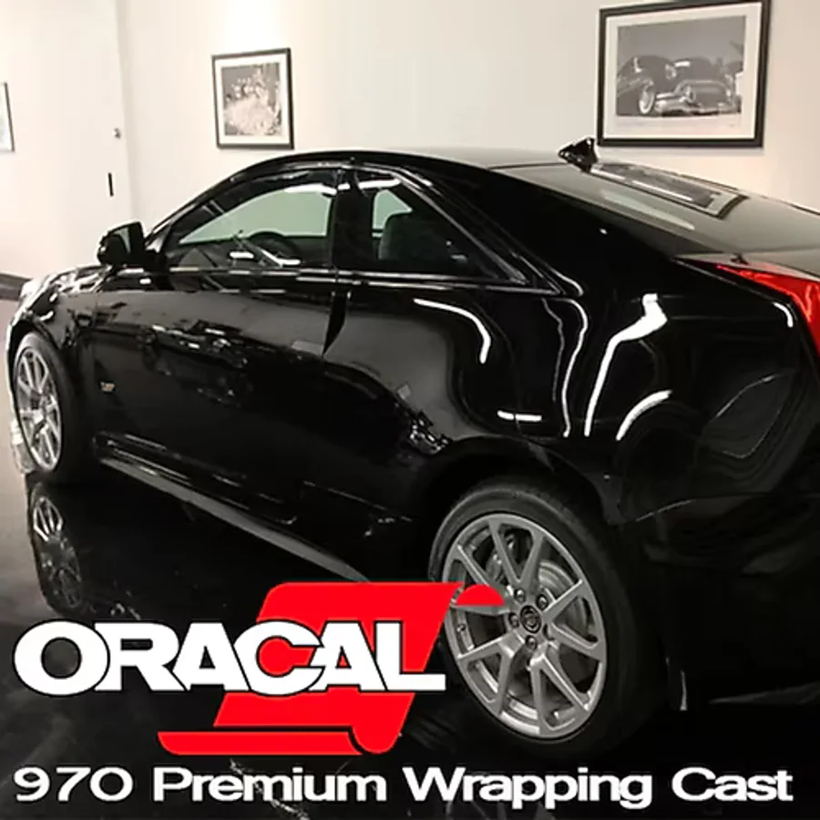 Oracal 970 Seri Hava Kanallı Parlak Siyah Cast Araç Kaplama Folyo