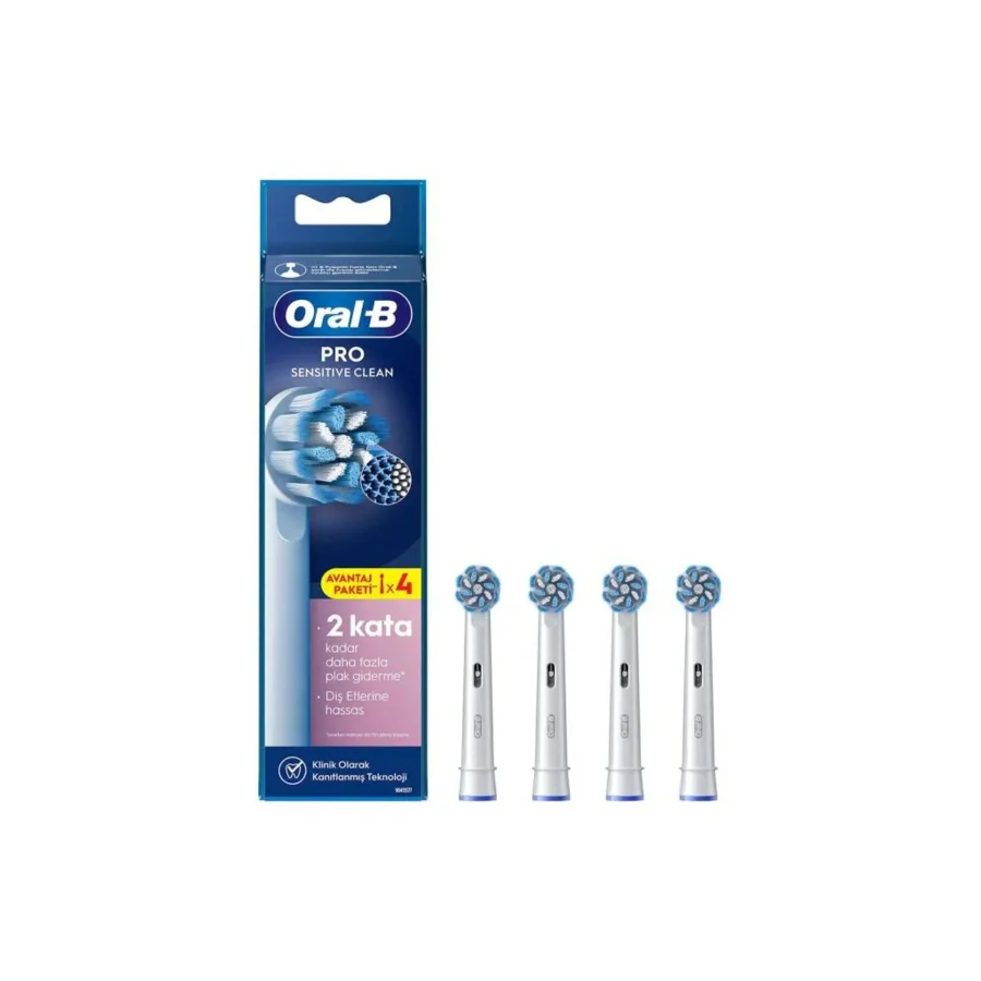 Oral-B Şarjlı Diş Fırçası Yedek Başlığı Sensitive X-Filament 4 adet ürün görsel 2