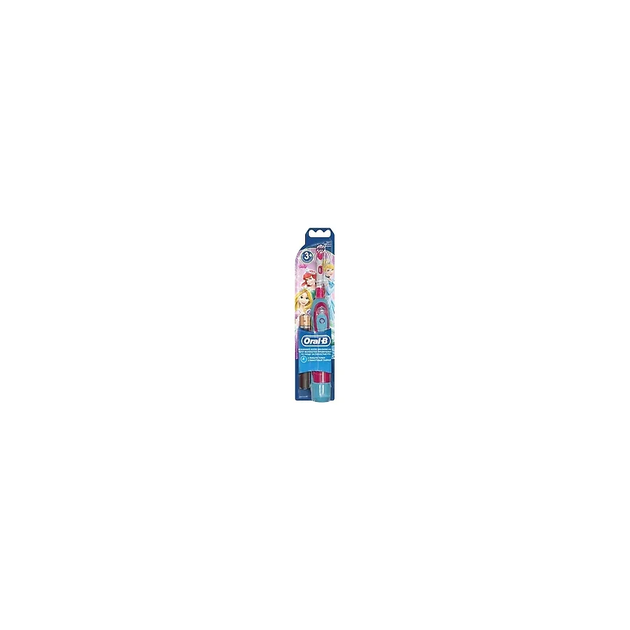 Oral-B Braun Pilli Diş Fırçası Çocuk 3+ Disney Prenses Yumuşak Kıllar ile Eğlenceli Temizlik
