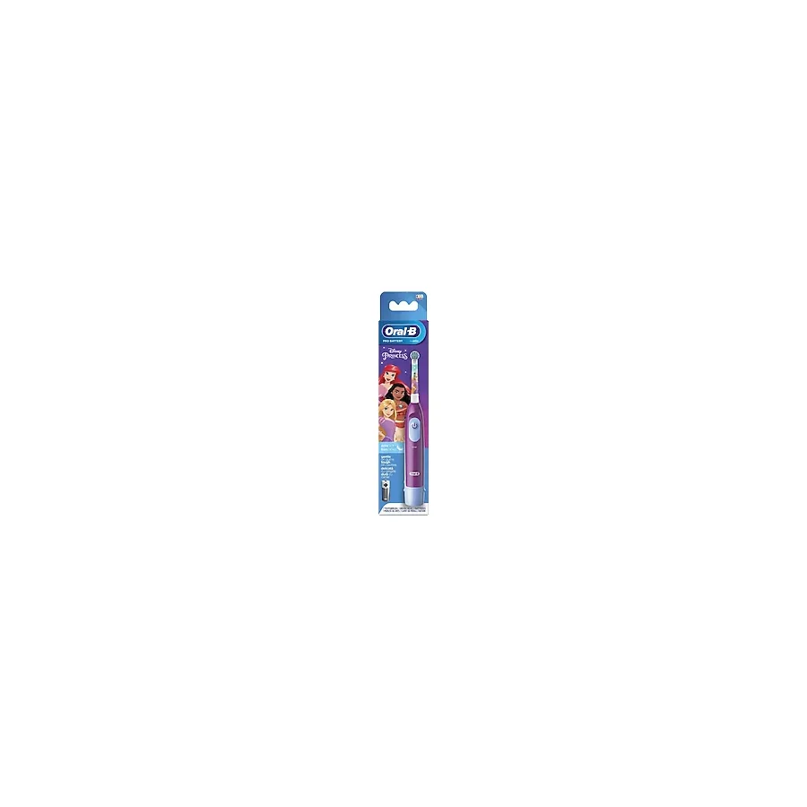 Oral-B Disney Prenses Temalı Çocuk Pilli Diş Fırçası - Yumuşak Kıllı, Hassas Temizlik ve Eğlenceli Renkli Tasarım