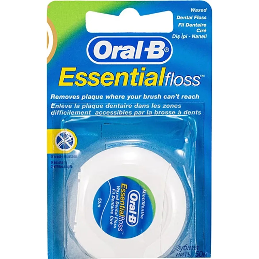 Oral-B Essential Floss Nane Aromalı 50 m Mumlu Diş İpi