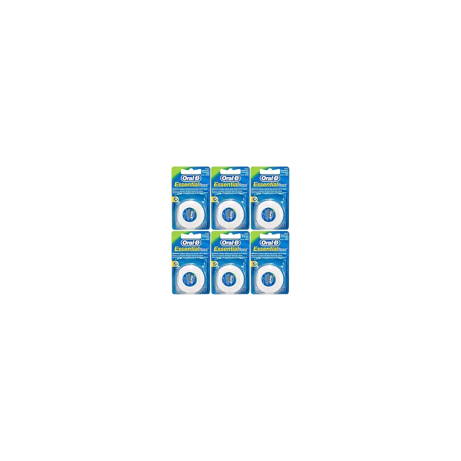 Oral-B Essential Floss Naneli ve Mumlu Diş İpi 50 M x 6 Adet