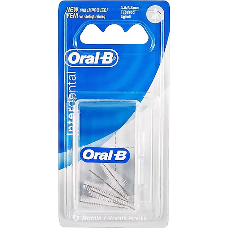 Oral-B Interdental 3.0 - 6.5 mm 6'lı Arayüz Fırçası Yedeği