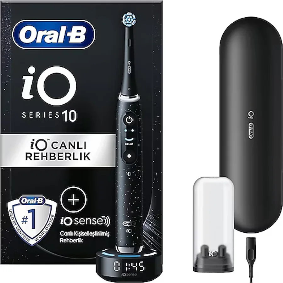 Oral-B iO 10 Kozmik Siyah Şarjlı Diş Fırçası