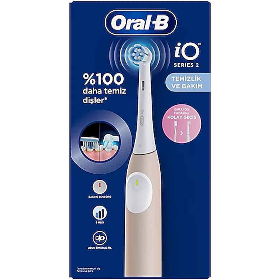Oral-B iO 2 Pembe Şarjlı Diş Fırçası