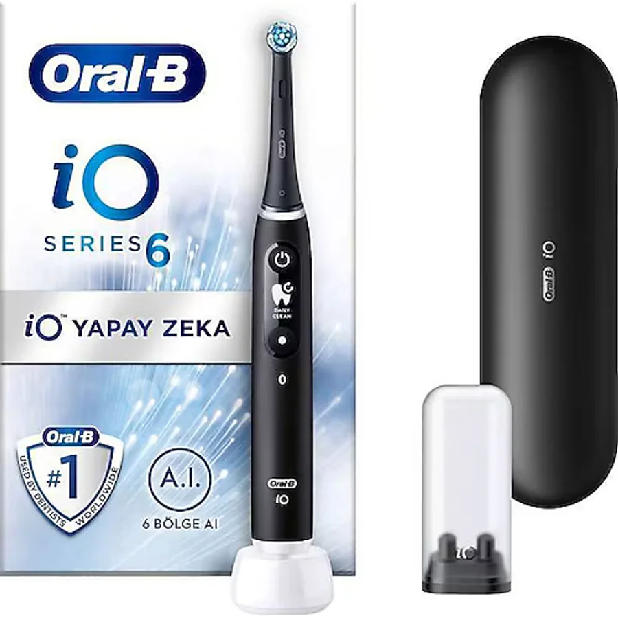 Oral-B iO 6 Siyah Şarjlı Diş Fırçası