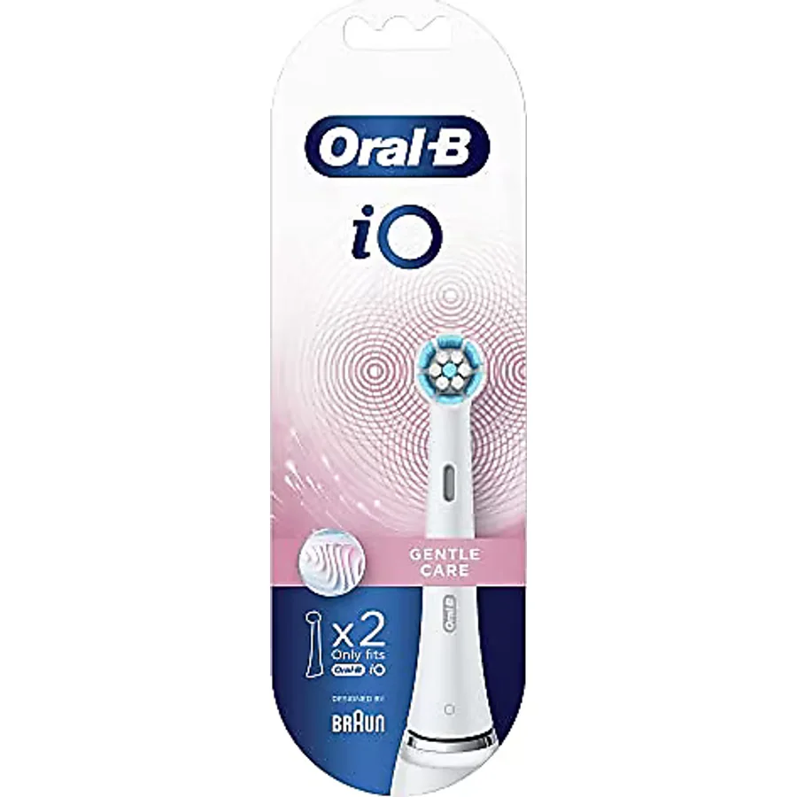 Oral-B iO Gentle Care Beyaz 2'li Diş Fırçası Başlığı