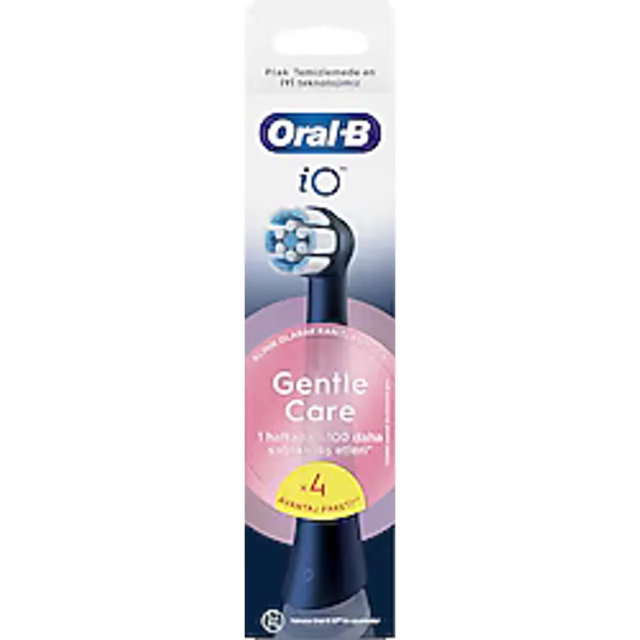 Oral-B iO Gentle Care Siyah 4'lü Diş Fırçası Başlığı