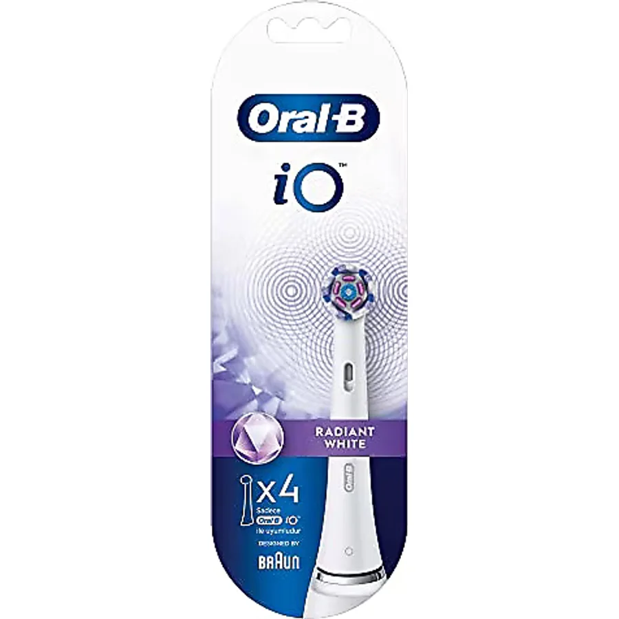 Oral-B iO Radiant White 4'lü Diş Fırçası Başlığı
