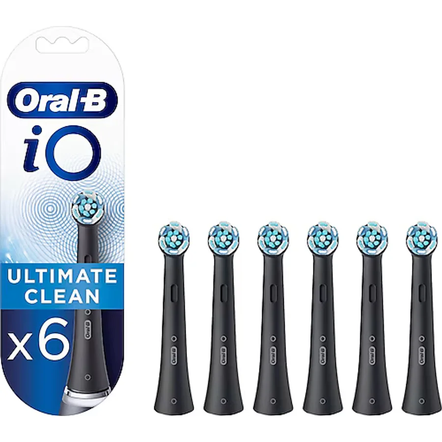 Oral-B iO Ultimate Clean Siyah 6'lı Diş Fırçası Başlığı