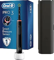 Oral-B Pro 3 3500 Siyah Şarjlı Diş Fırçası