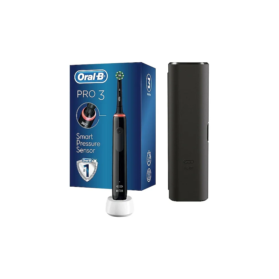 Oral-B Pro 3 3500 Siyah Şarjlı Diş Fırçası