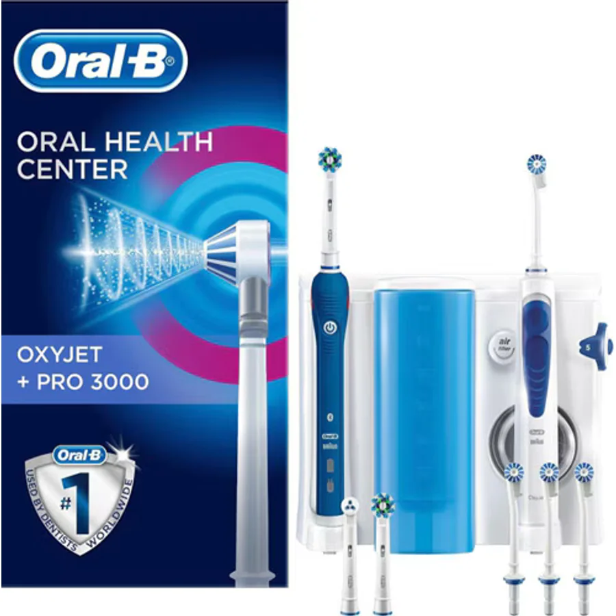 Oral-B Pro 3000 Sarjlı Diş Fırçası + Professional Care Oxyjet MD20 Ağız Duşu