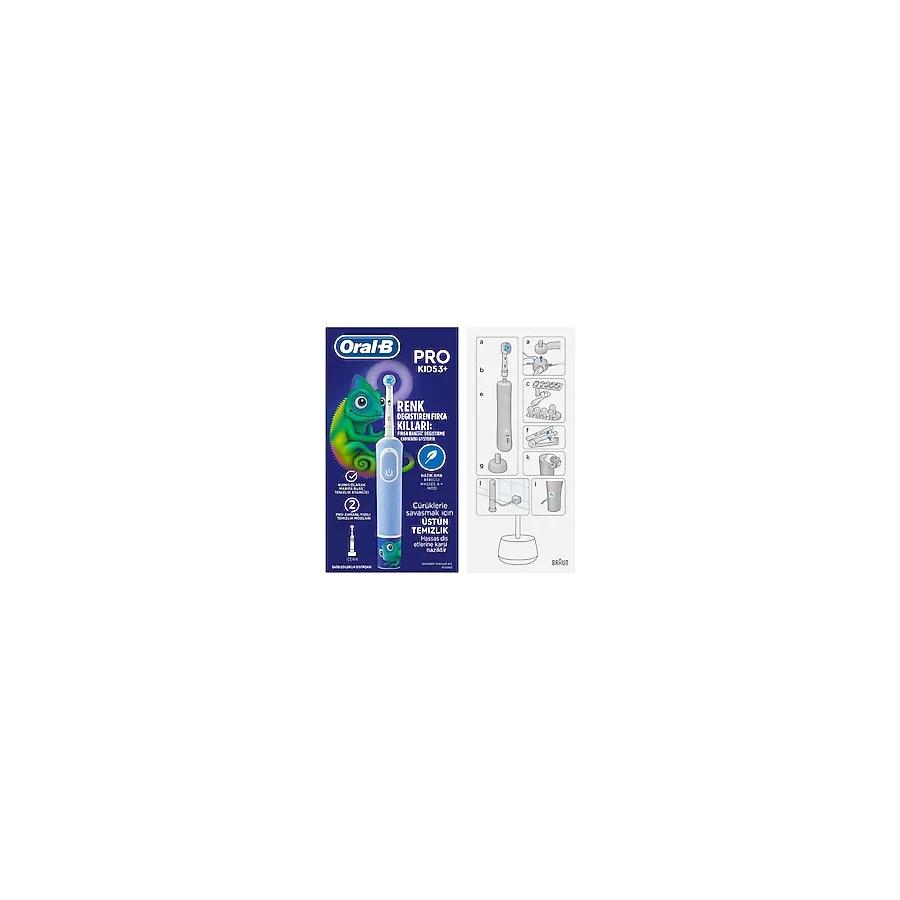 Oral-B Pro Kids Bukelamun Desenli D103 Çocuk Şarjlı Diş Fırçası