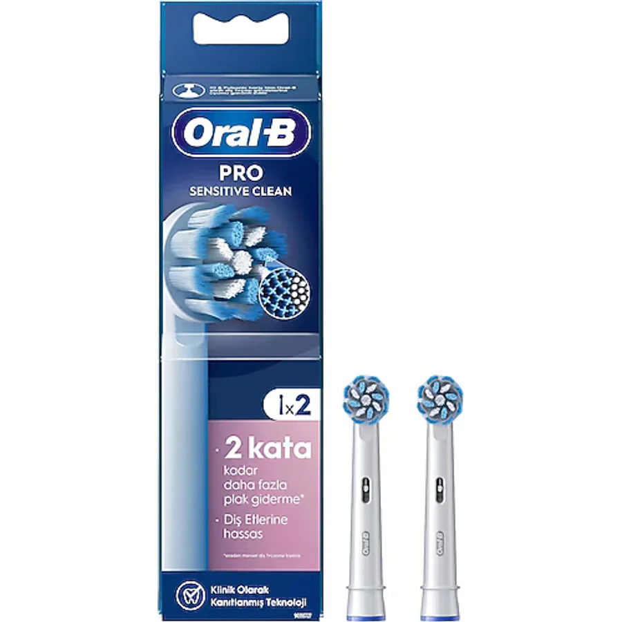 Oral-B Pro Sensitive Clean 2'li Diş Fırçası Başlığı