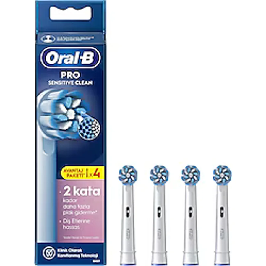 Oral-B Pro Sensitive Clean 4'lü Diş Fırçası Başlığı