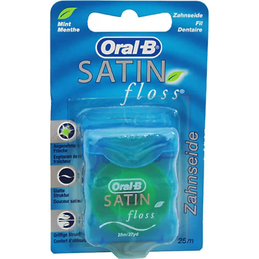 Oral-B Satin Floss Nane Aromalı 25 m Diş İpi
