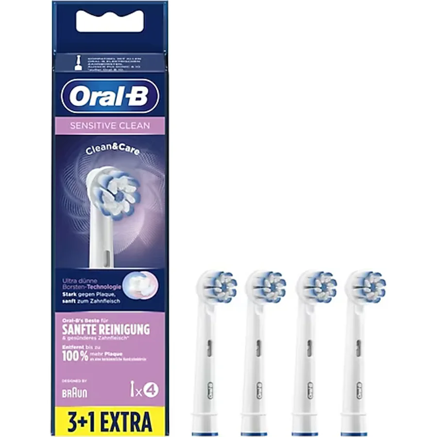 Oral-B Sensitive Clean 4'lü Diş Fırçası Başlığı