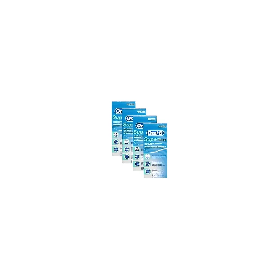 Oral-B Super Floss 50'li 4 Adet Diş İpi