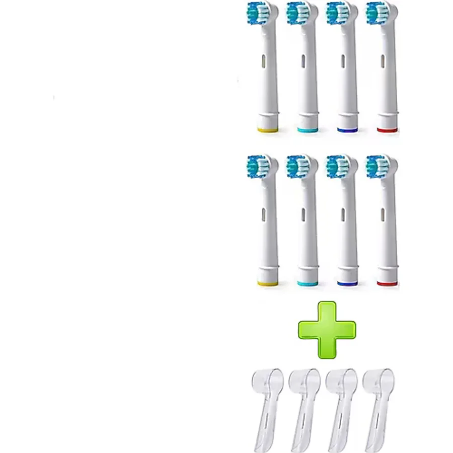 Oral B Uyumlu Şarjlı ve Pilli Diş Fırçası 8 Adet Yedek Başlık Uyu