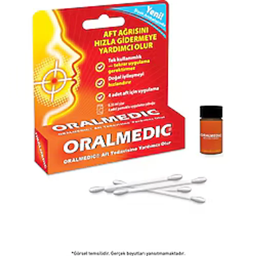 Oralmedic Aft (Ağız Yarası) Tedavisi Tek Kullanımlık, Yeni Ambalajında
