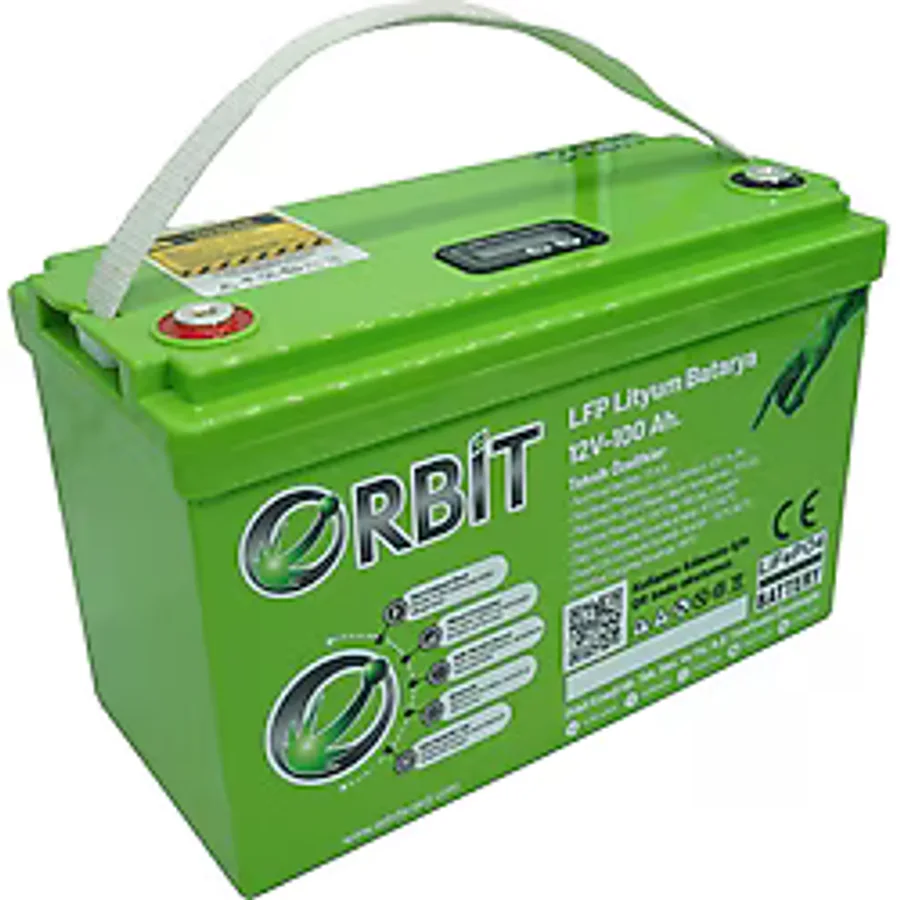 Orbit 12V 100Ah Lifepo4 Lityum Akü