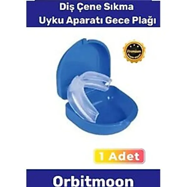 Orbitmoon Premium Özel Seri Gece Plağı Çene Diş Sıkma Gıcırdatma Önleyici Koruyucu Diş Aparatı