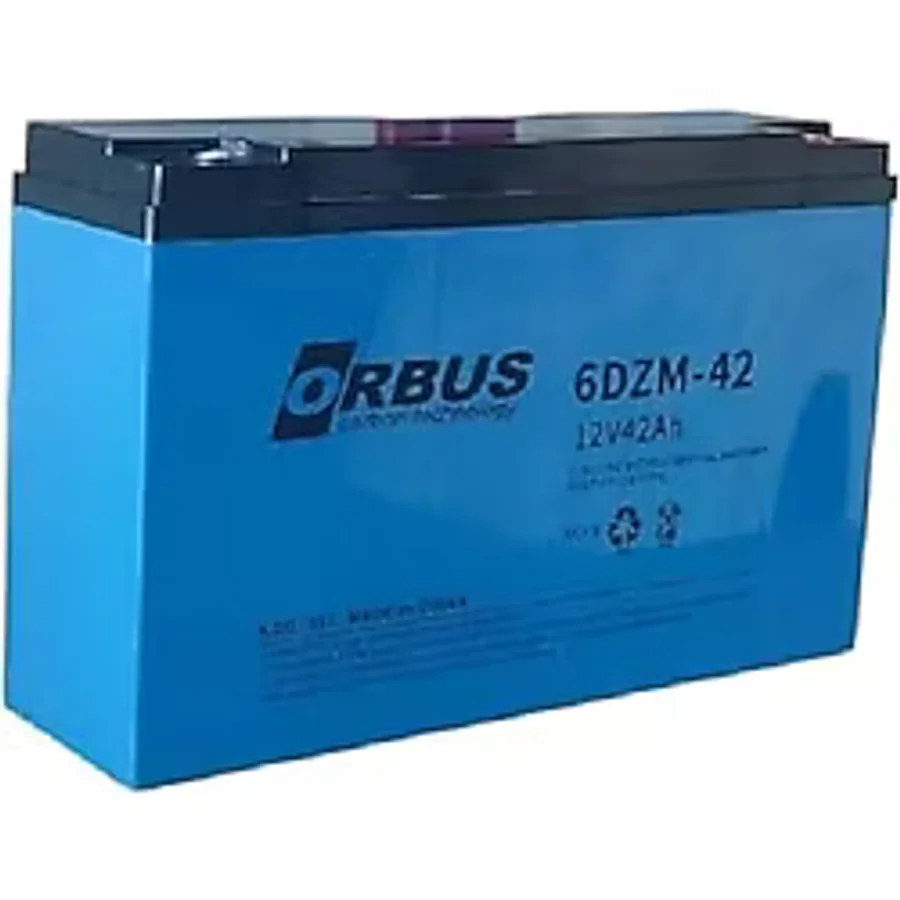 Orbus 12v-42ah 40ah Amper Dar E-bıke Akü-2025 Üretim Ebatlar: 267x78x170mm Elektrikli Bisiklet Akü E-bike Akü