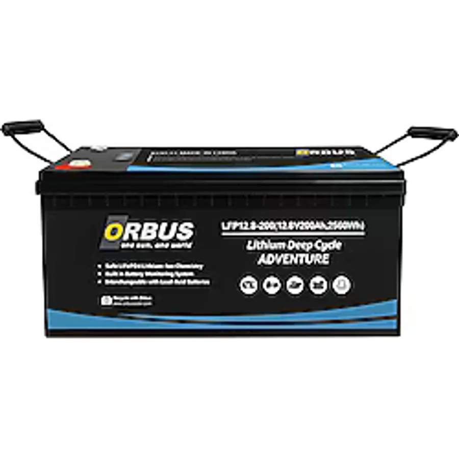 Orbus 200 Ah 12.8 V LiFePo4 Akü