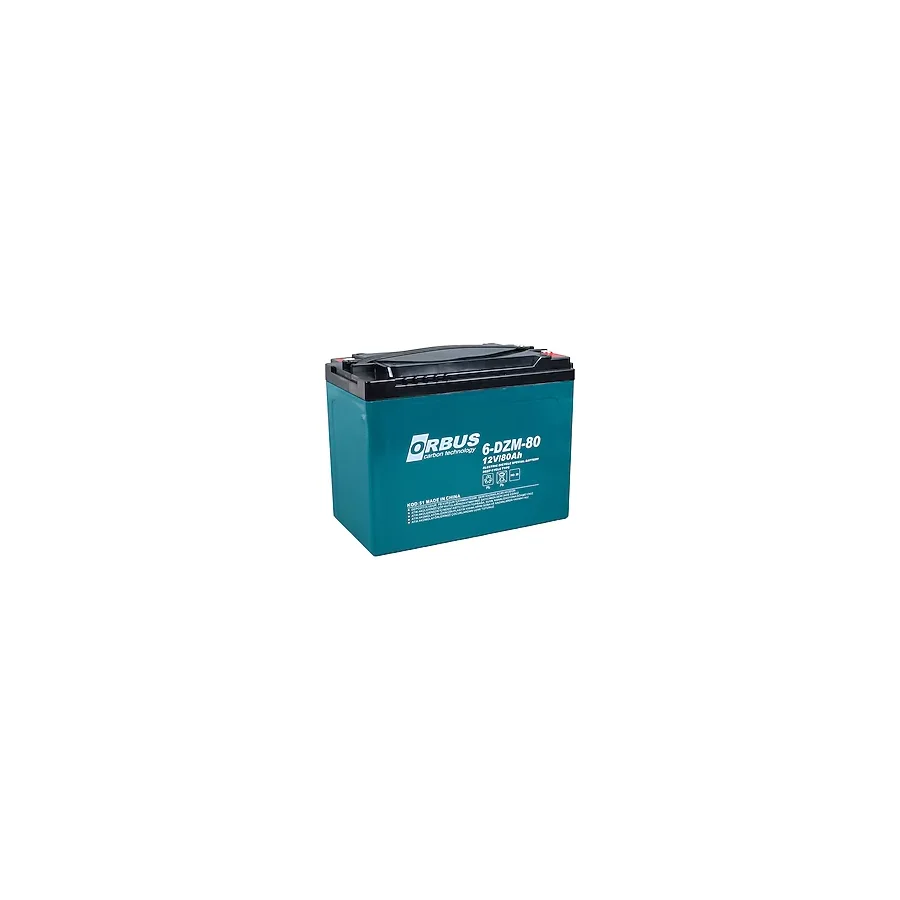ORBUS 6DZM-80 12 VOLT - 80 AMPER ELEKTRİKLİ BİSİKLET AKÜSÜ (223 X 123 X 174 MM)