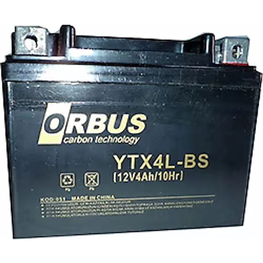 Orbus YTX4L-BS 12 V 4 Ah Motosiklet Aküsü