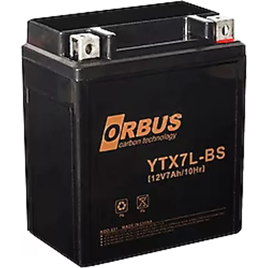 Orbus YTX7L-BS 12 V 7 Ah Motosiklet Aküsü