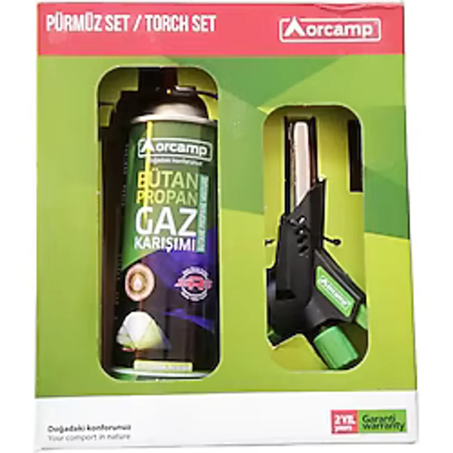 Orcamp Çakmaklı Pürmüz Set 1 Adet Tüplü Çok Renkli