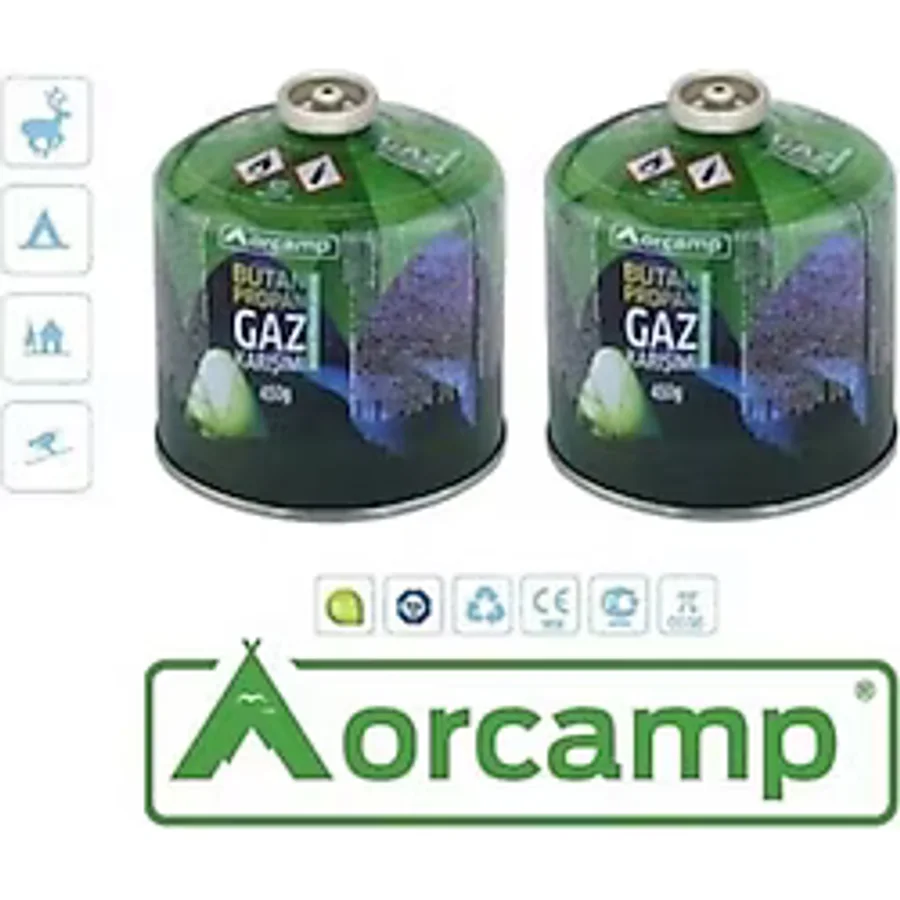 Orcamp KTS 450 gr 2 Adet Gaz Kartuşu