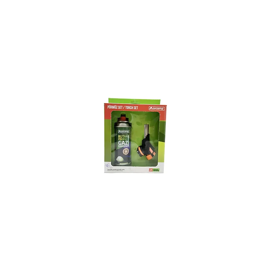 Orcamp Orgaz 227 Gram Kartuş Tüplü Pürmüz Torch Set