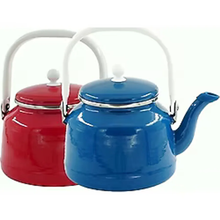 ORCAMP Retro Emaye Kırmızı Çaydanlık 2.6 Litre (OUT1501.K)