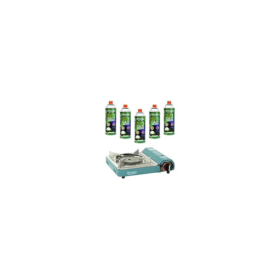 Orcamp Seramik Pro CK-508 6 Kanatlı Rüzgarlık 227 gr 5 Adet Kartuşlu Kamp Ocağı