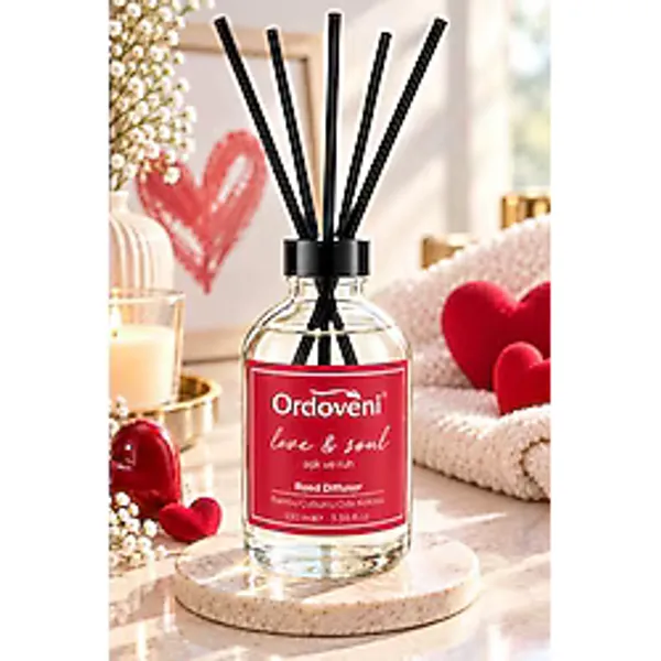 Ordoveni Paris'te Aşk ve Ruh Kokulu Bambu Çubuklu Oda Kokusu 100 ml Zarif ve Romantik Paris Esintili Aroma Uzun Süre Etkili Oda Kokusu Çubuklu Koku Difüzörü Ev, Ofis ve Yaşam Alanları İçin