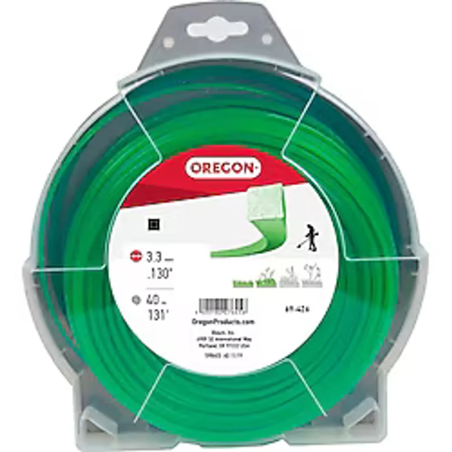Oregon Misina 3.3mm 40metre Yeşil 4 Köşe Kare Misina
