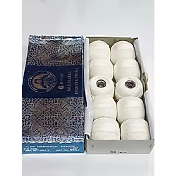 Ören Bayan 6 Katlı Dantel Ipliği 50 Numara 20 gram - (10 ADET) Dantel İpi Nakış Ipi, Kanaviçe Ipi, Oya İpi