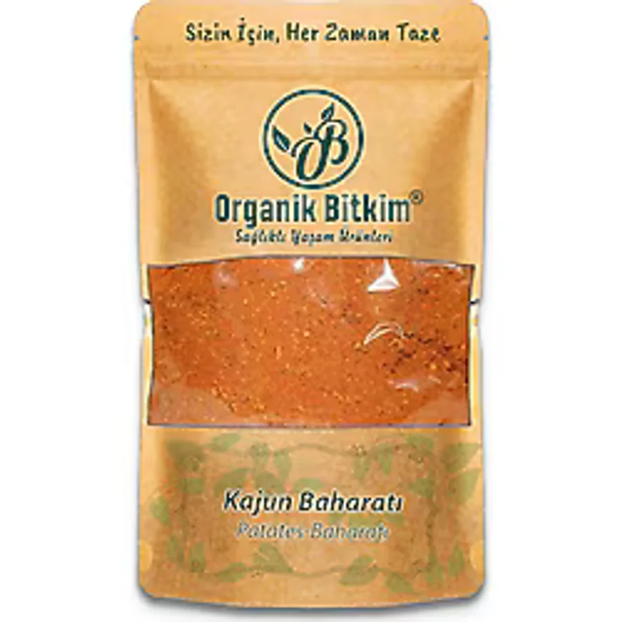 Organik Bitkim 1000 gr Kajun - Patates Baharatı