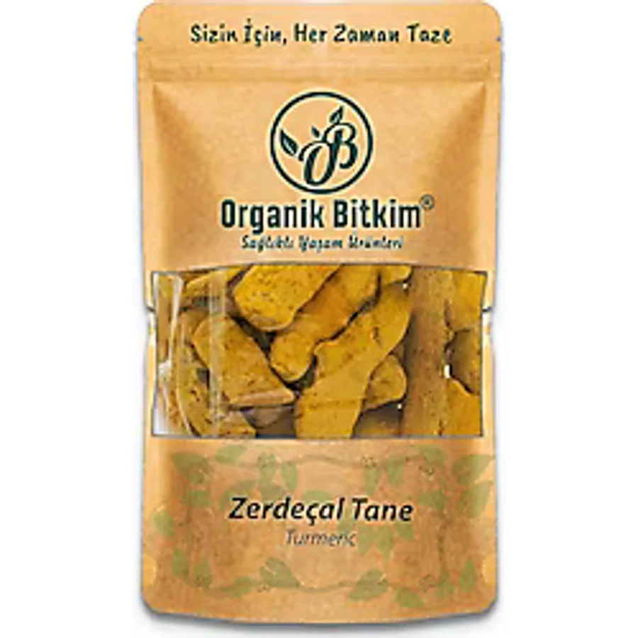 Organik Bitkim 1000 gr Tane Zerdeçal