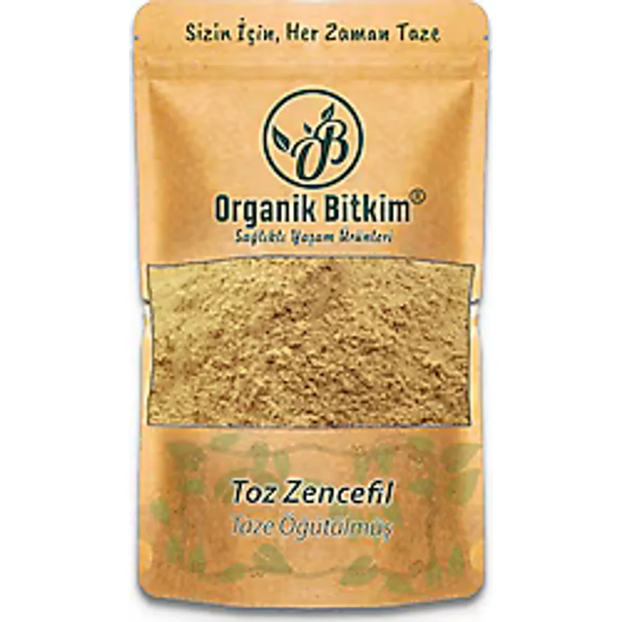 Organik Bitkim 500 gr Toz Zencefil görsel 2