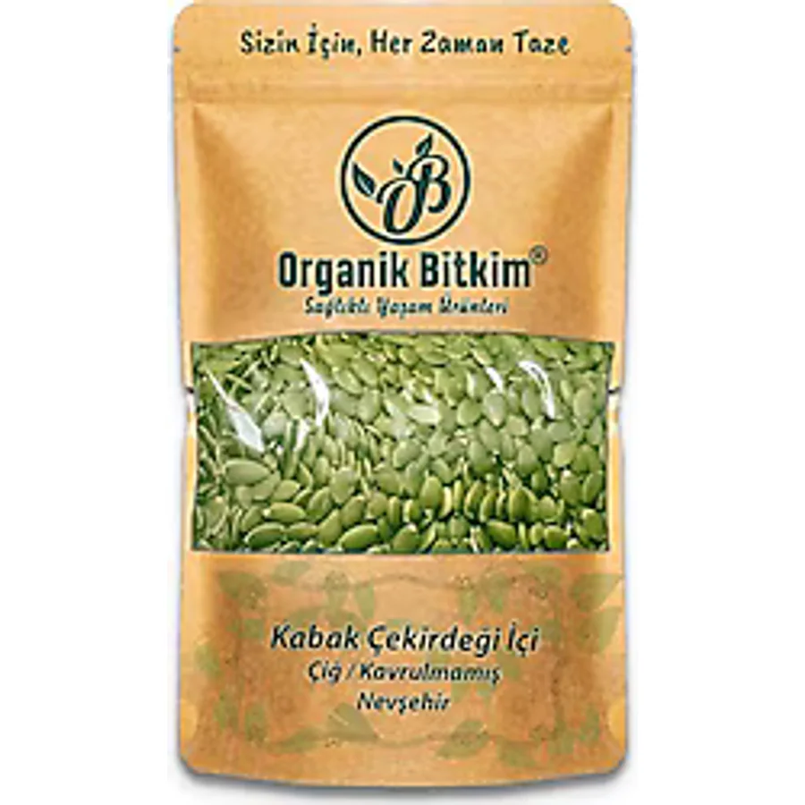 Organik Bitkim Kabak Çekirdeği İçi Çiğ 1000 gr