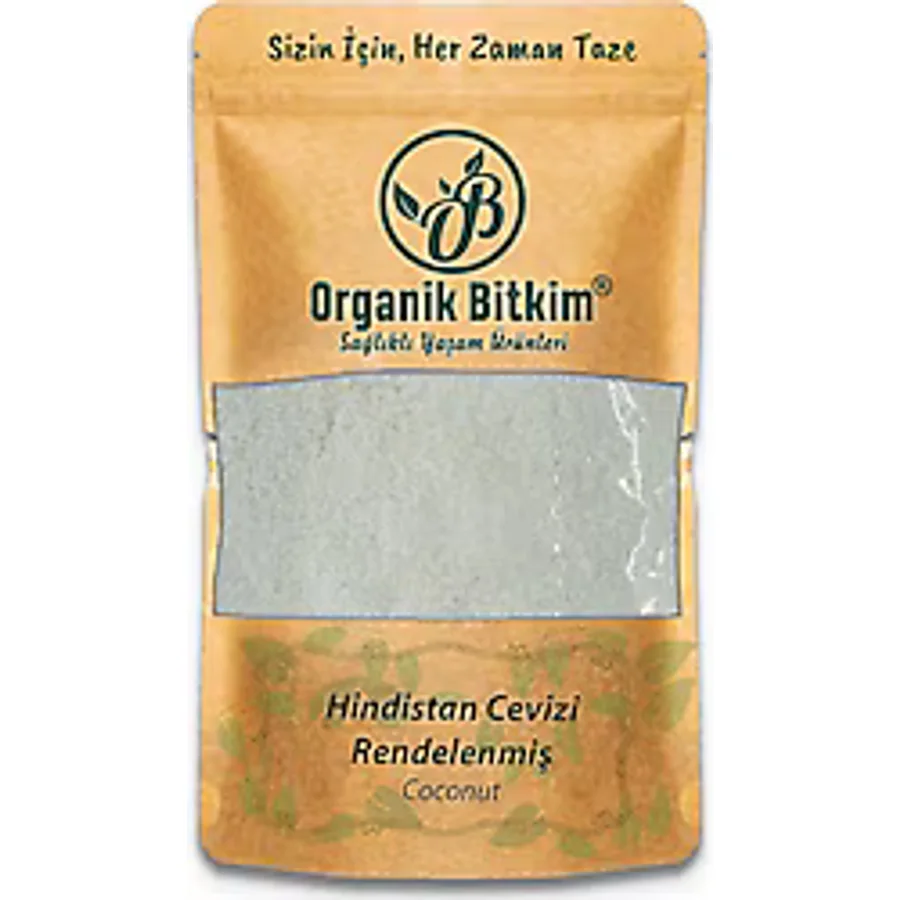 Organik Bitkim Rendelenmiş Hindistan Cevizi 1 kg