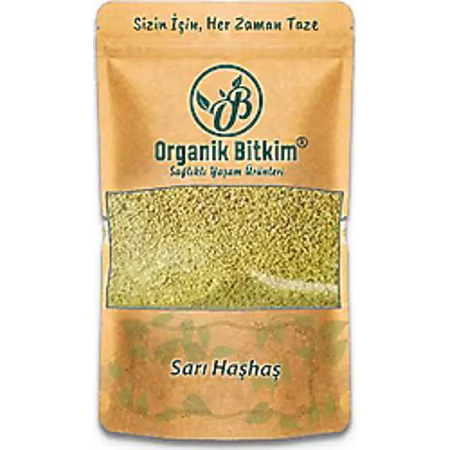 Organik Bitkim Sarı Haşhaş 1 kg