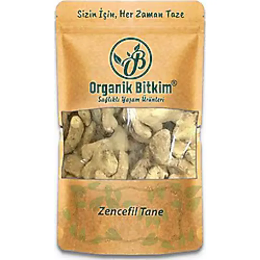 Organik Bitkim Tane Zencefil 1 kg