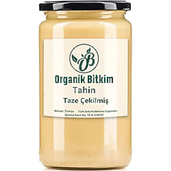 Organik Bitkim Taze Çekim Tahin 1000 Gr