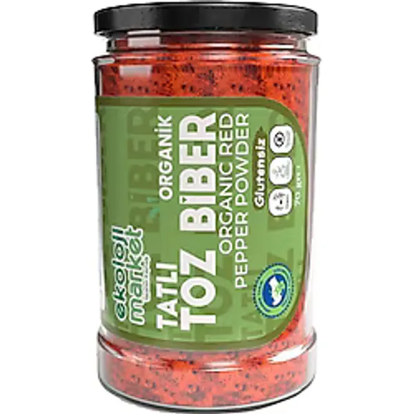 Organik Glutensiz Kavanoz Toz Biber Tatlı 70 gr